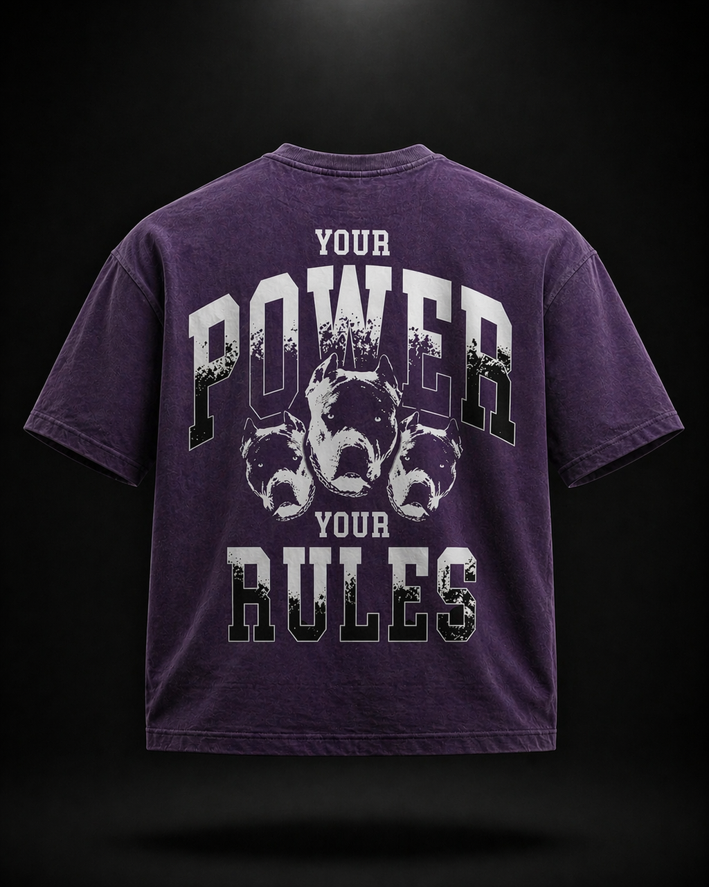 Pitbull Essential Oversized T-shirt - Deep Purple